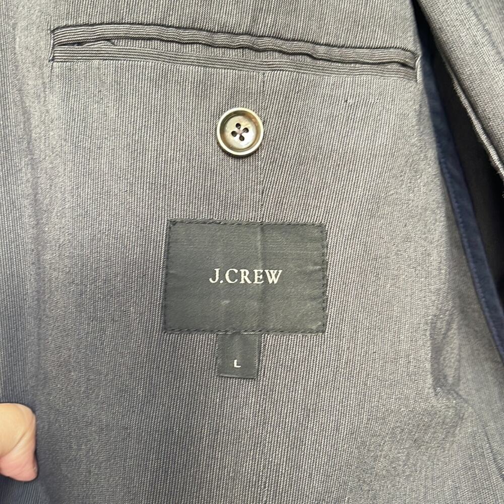 J. Crew 100% cotton textured unstructured unlined light weight sport coat blazer - Picture 6 of 7